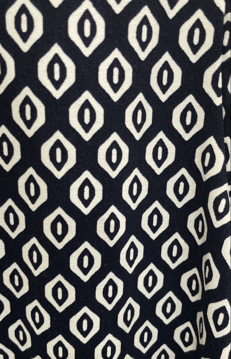 Charter Club Women's Navy Blue Geometric Sleeveless Button Front Top Sz 1X NWT
