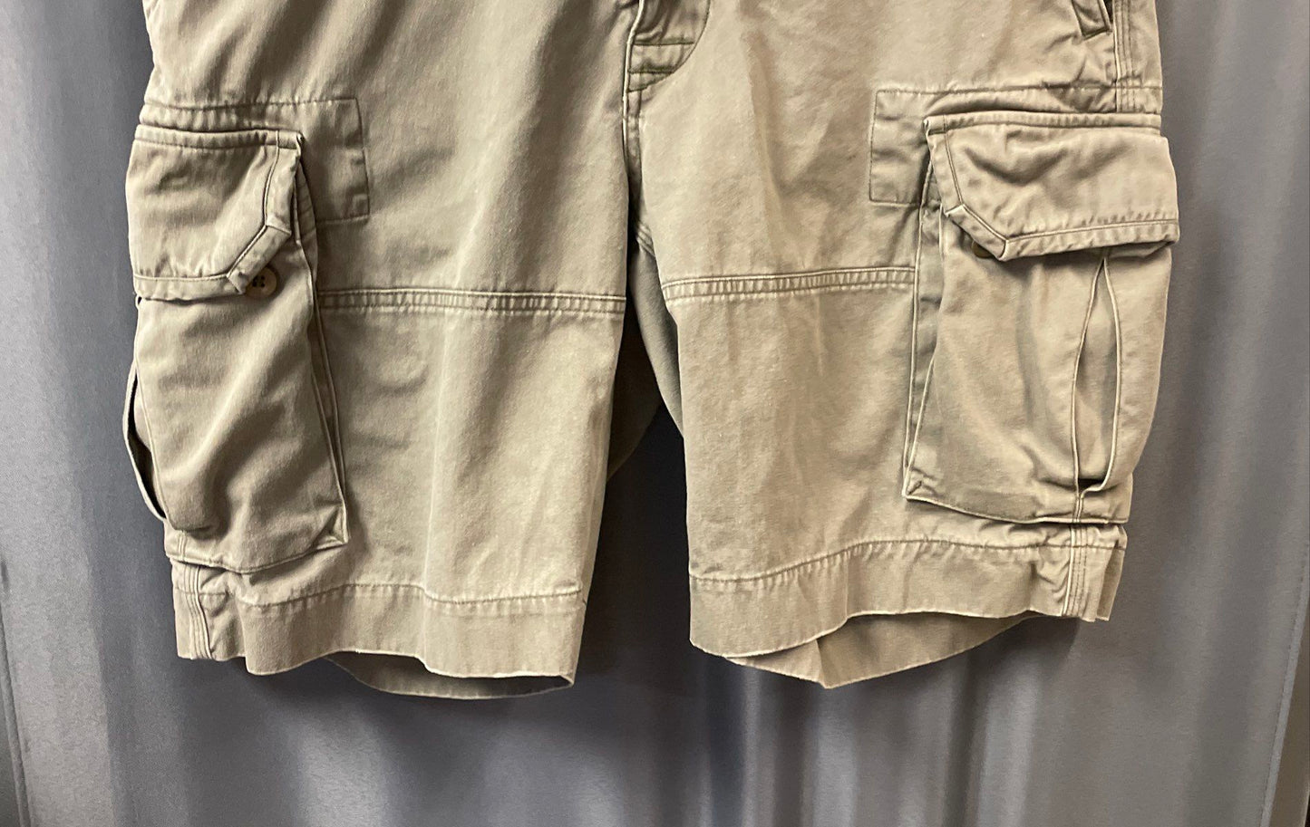 Ralph Lauren Men's Olive Green Classic Polo Chino Cargo Shorts Sz 33
