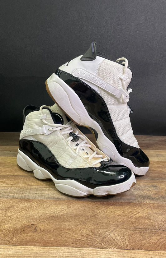 Nike Jordan 6 Rings Concord White Black Men's Basketball Shoes Size 12