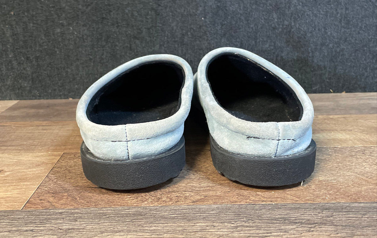 Hush Puppies UNC Tar Heels Suede Clog Slippers Light Blue Men 9 Women 11