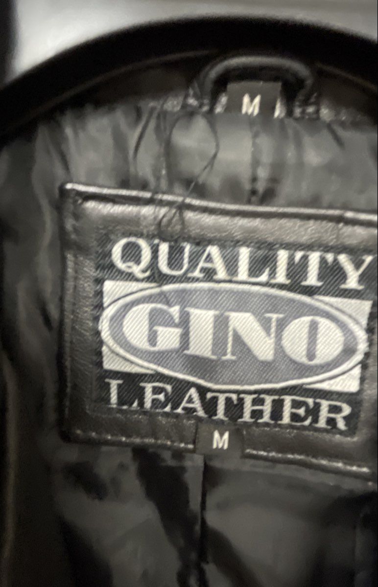 Quality Gino Leather Women's Black Zip Front Genuine Leather Jacket Sz M