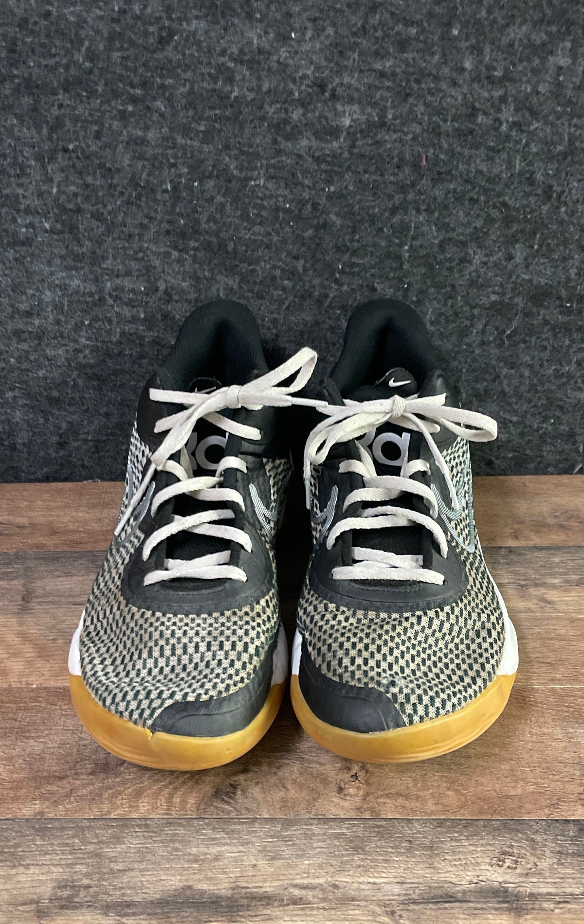 Nike KD Trey 5 IX Black White Gum Basketball Shoes Men's Size 10.5