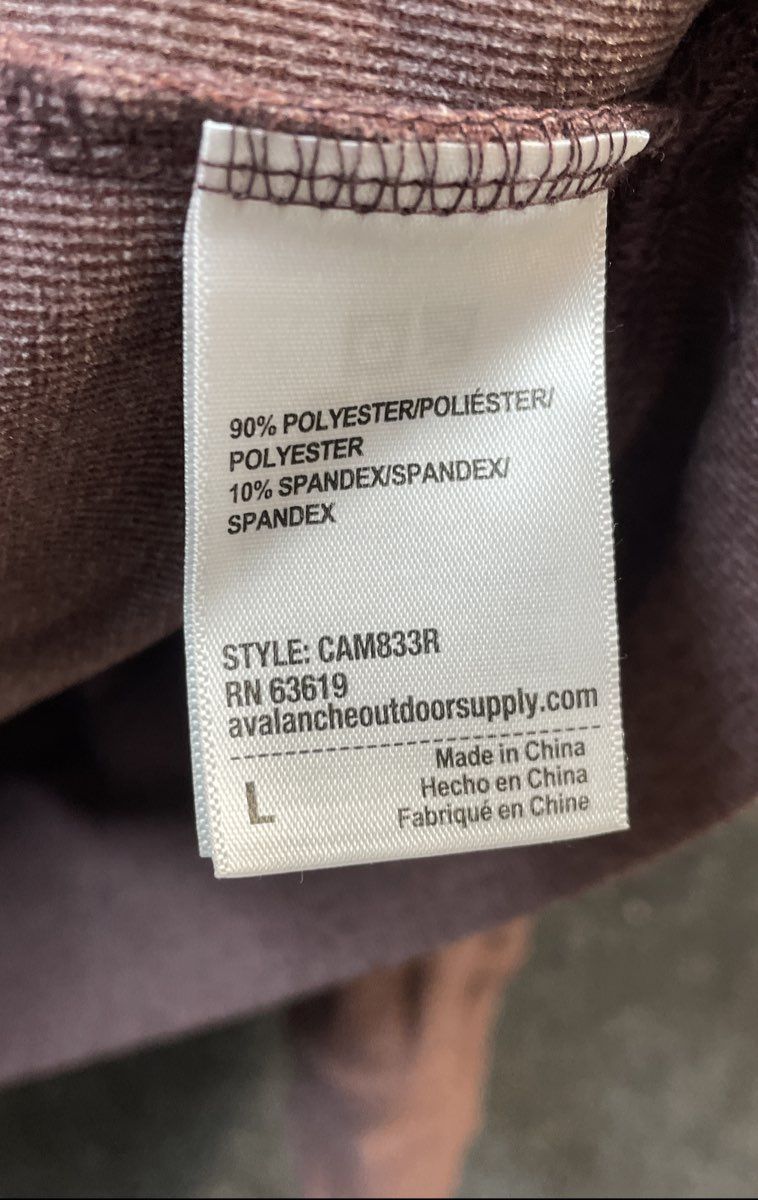 Avalanche Men's Outdoor Hoodie Pullover Mauve Heathered Performance Sz L