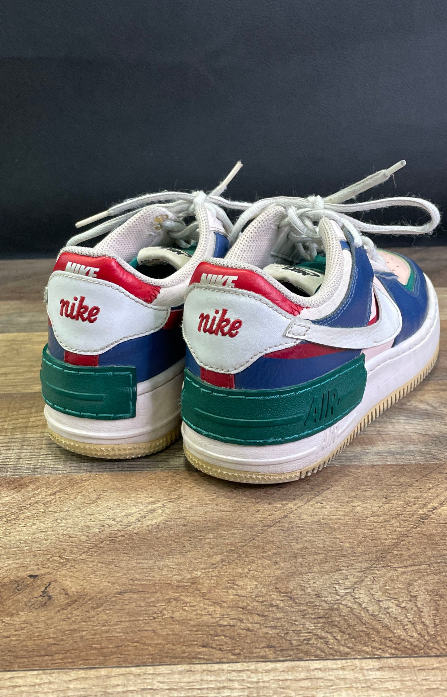 Nike Air Force 1 Shadow Mystic Navy Women's Sneakers Size 7.5 COA