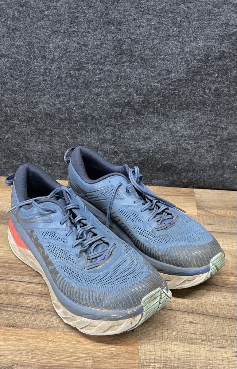Hoka One One Bondi 7 Real Teal Men's Running Shoes Size 12.5 Wide 2E