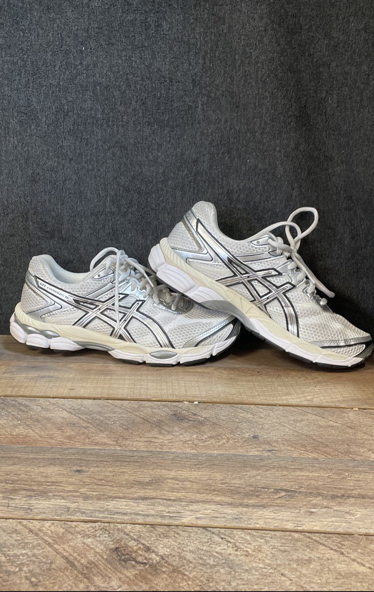 Asics Gel-1130 White Pure Silver Running Shoes Men's Size 8