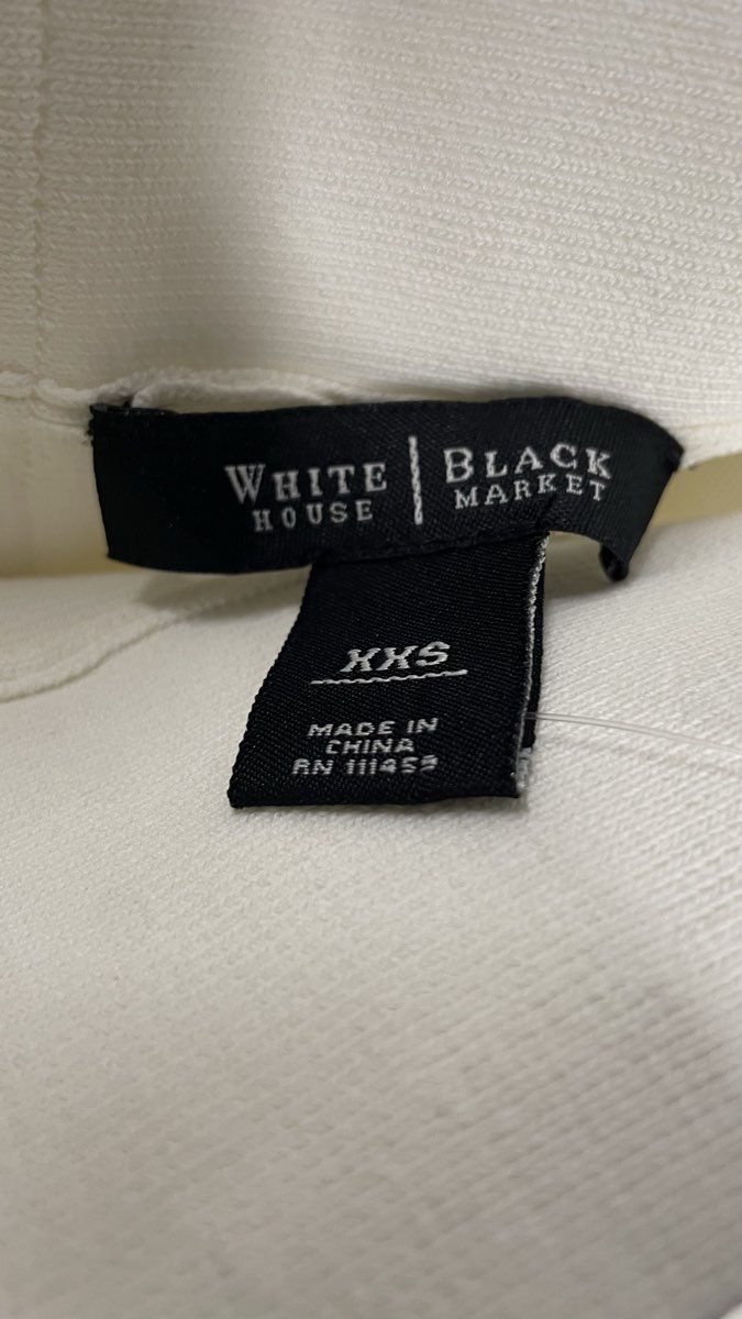 NWT White House Black Market Women's Colorblock Knit Sweater Dress Sz XXS