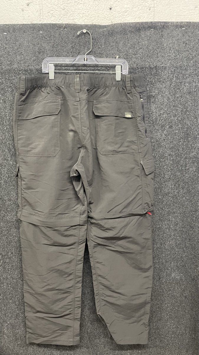 The North Face Men's Horizon Convertible Hiking Pants Gray Zip Off Cargo Sz L