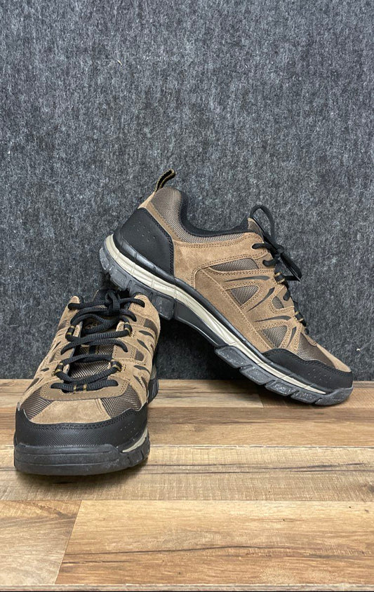 S Sport by Skechers Men's Brown Black Trail Hiking Sneakers Size 10.5