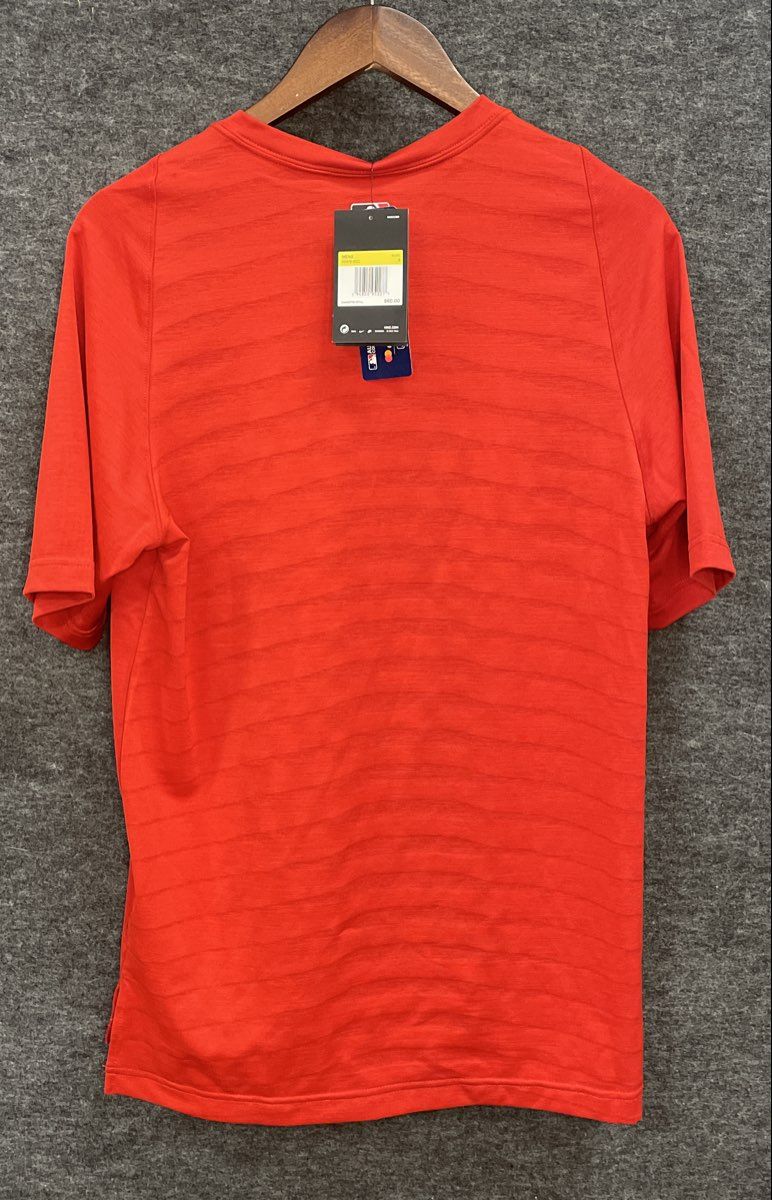 Nike Men's Cleveland Guardians MLB Red Dri-FIT V-Neck Baseball Shirt Sz S NWT