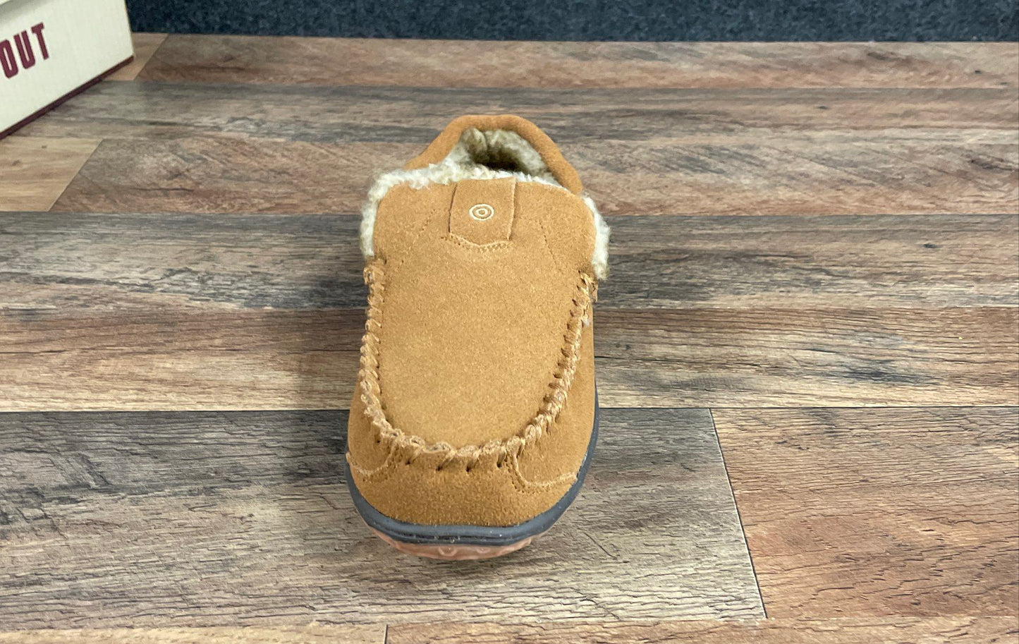 RedHead Suede Moccasin Slippers Tan Brown Men's Size 8 DS