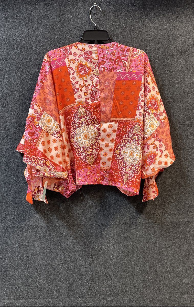Coastal Bloom Milk & Honey Women's Wellspring Dolman Top Pink Boho Sz M NWT
