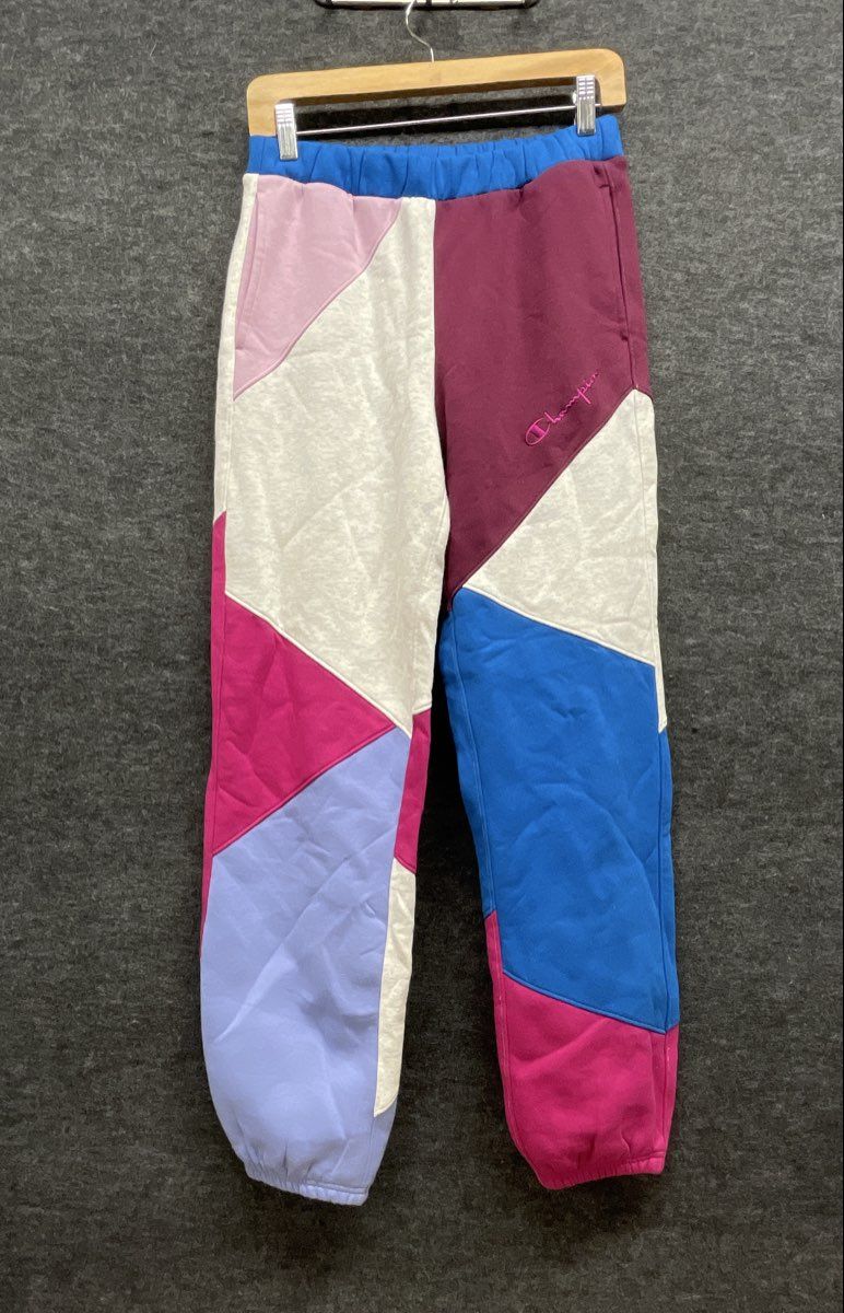 Champion Women's Multicolor Geometric Colorblock Hoodie & Pants Set Sz XS
