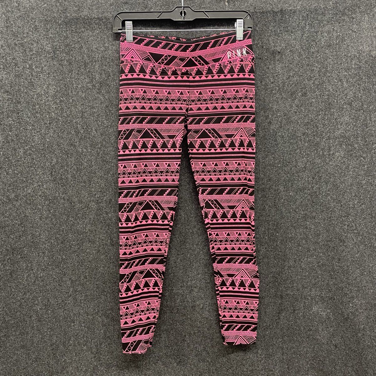 Victoria's Secret PINK Pink Black Geometric Tribal Print Leggings Women's Sz S