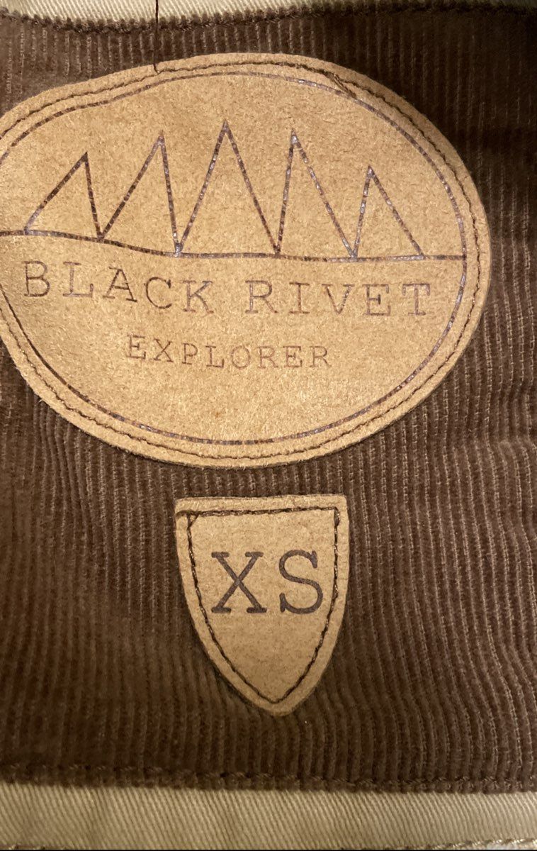 Black Rivet Women's Explorer Coat Khaki Faux Fur Lined Corduroy Hooded XS