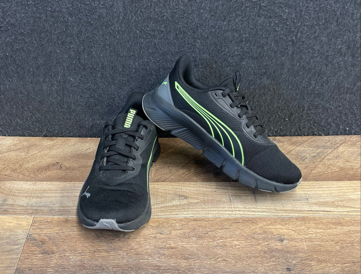 Puma Softride Sophia 2 Black Lime Green Women's Running Shoes Size 5