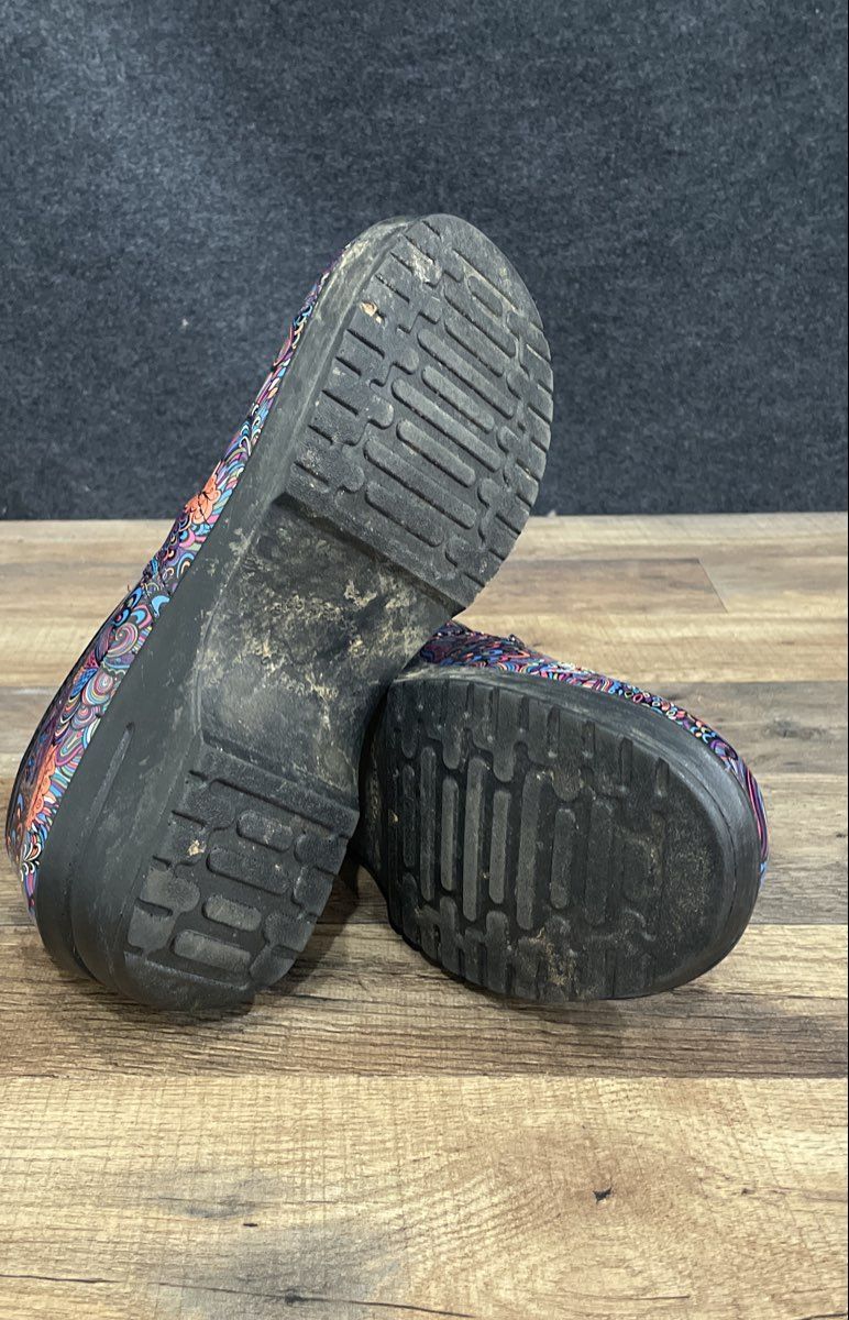 Easy Street Laurie Multi-Color Geometric Pattern Slip-On Clog Shoes Size 11M