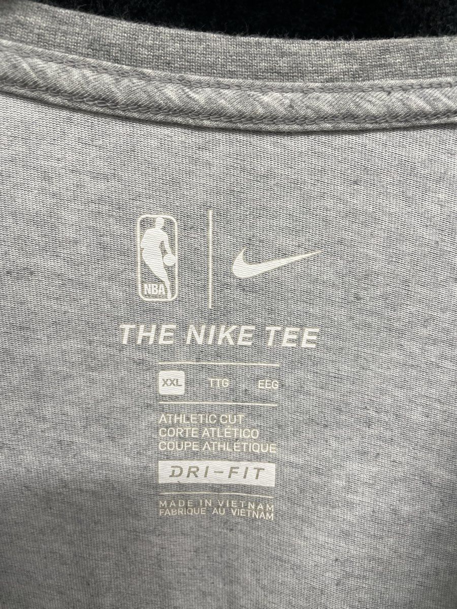 Nike Men's Washington Wizards NBA Dri-FIT Long Sleeve Tee Heather Gray Sz 2XL
