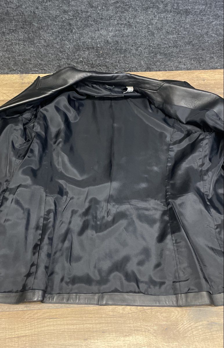 Valerie Separates Women's Black Leather Blazer Jacket Y2K Vintage NWT Size XL