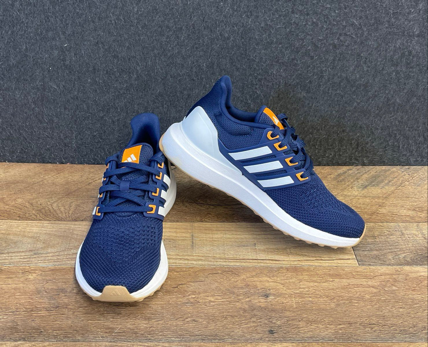 Adidas Supernova Stride Navy White Orange Running Shoes Size 4.5