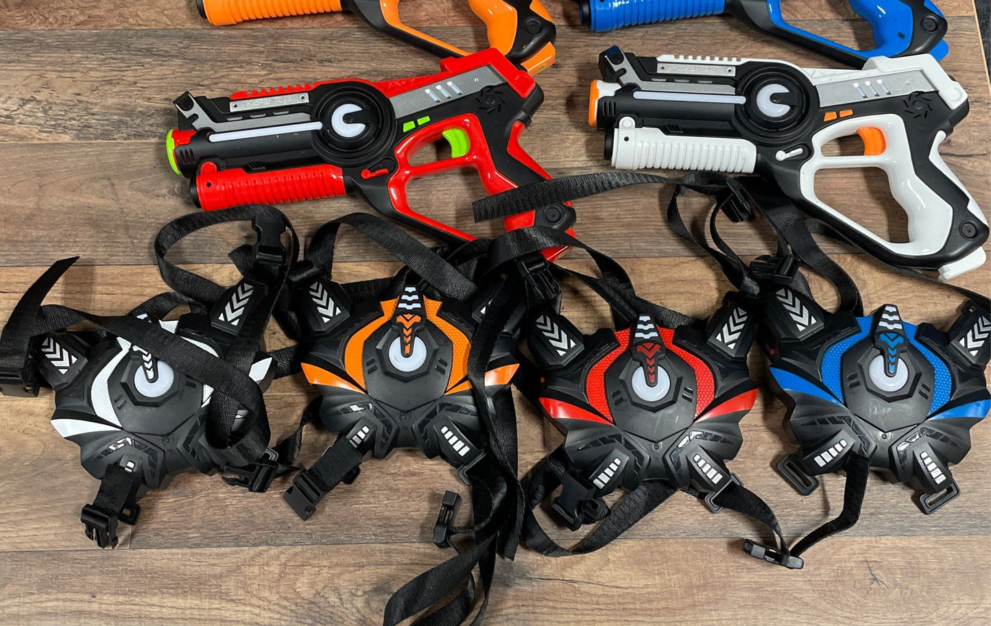 KidPal Infrared Laser Tag Toy Gun & Vest Set 4-Player Pack