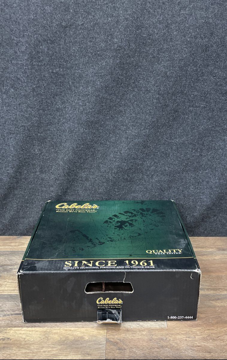 Cabela's Thinsulate Ultra Insulated Brown Leather Duck Pac Boots Size 9