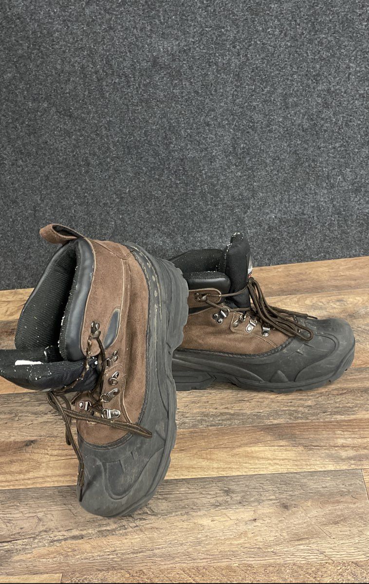 Itasca Windsor Brown Black Men's Winter Snow Duck Boots Size 12