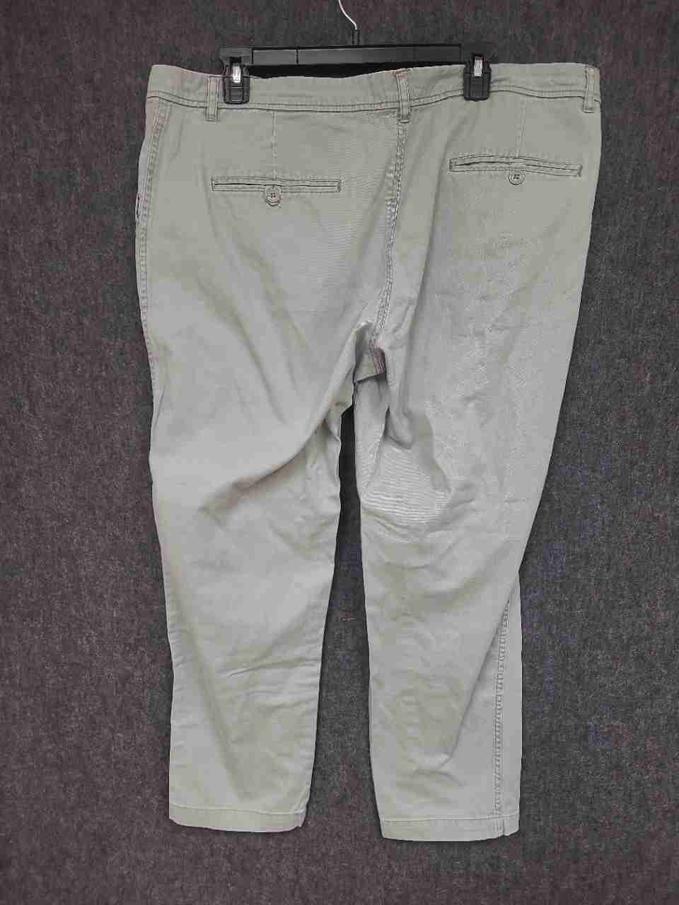 Woolrich Women's Sage Green 100% Cotton Chino Tapered Cropped Pants Sz 16