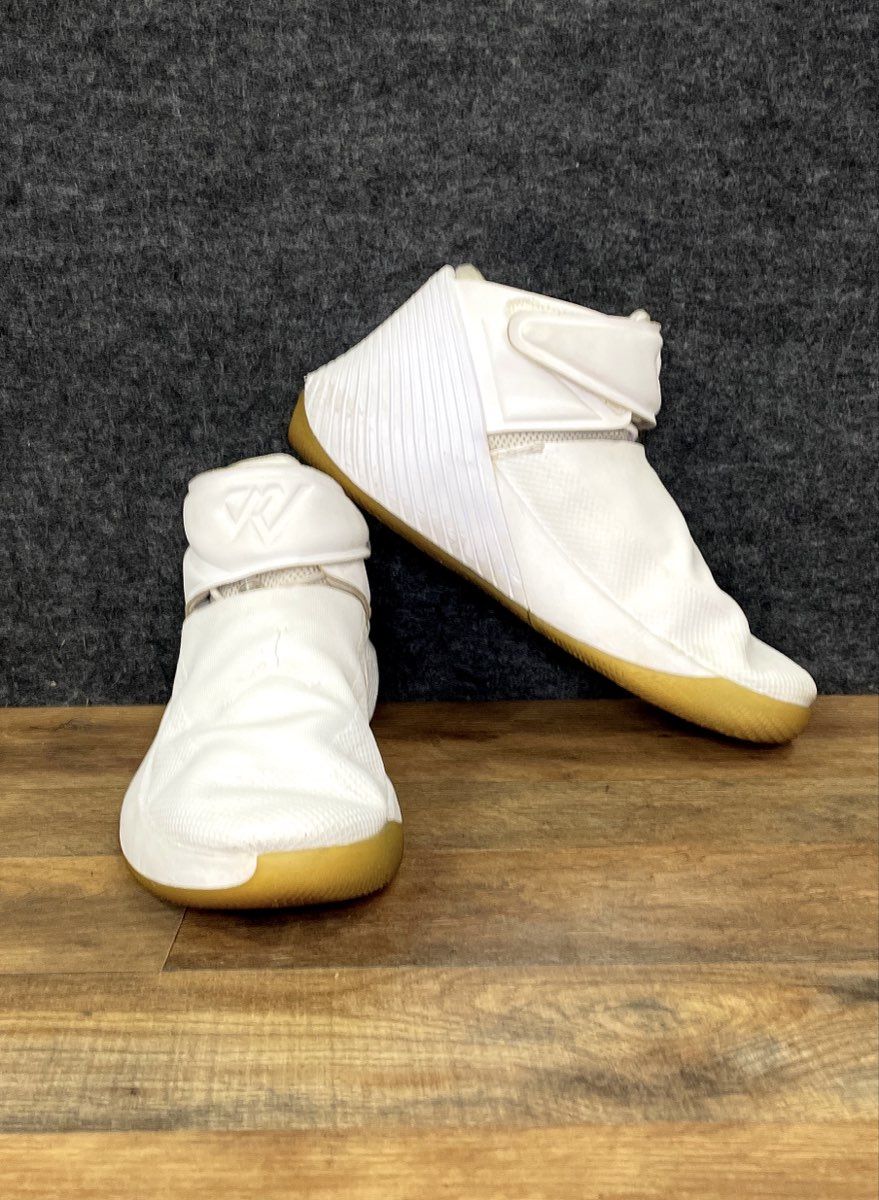 Jordan Why Not Zer0.1 Do You Triple White Basketball Shoes Men's Size 10