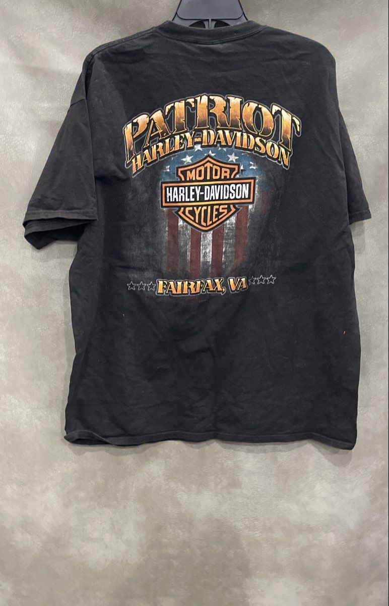 Harley-Davidson 2017 Ride of the Patriots Eagle Fairfax VA Graphic T-Shirt XL