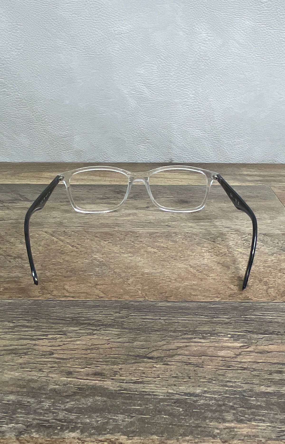 Ray-Ban Unisex RB 7047 5768 Clear Gray Eyeglass Frames 56-17 145 With Case