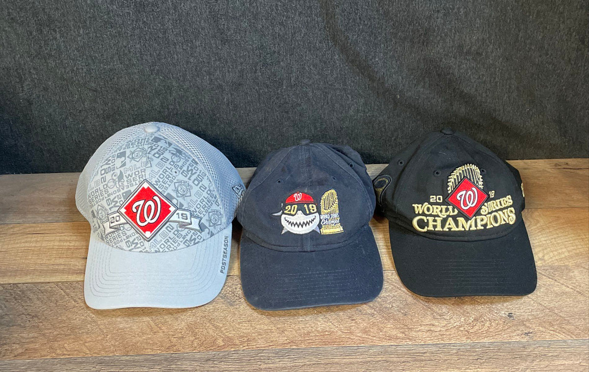 MLB Baseball Hat Lot New Era Washington Nationals 3 Pieces 2019 World Series