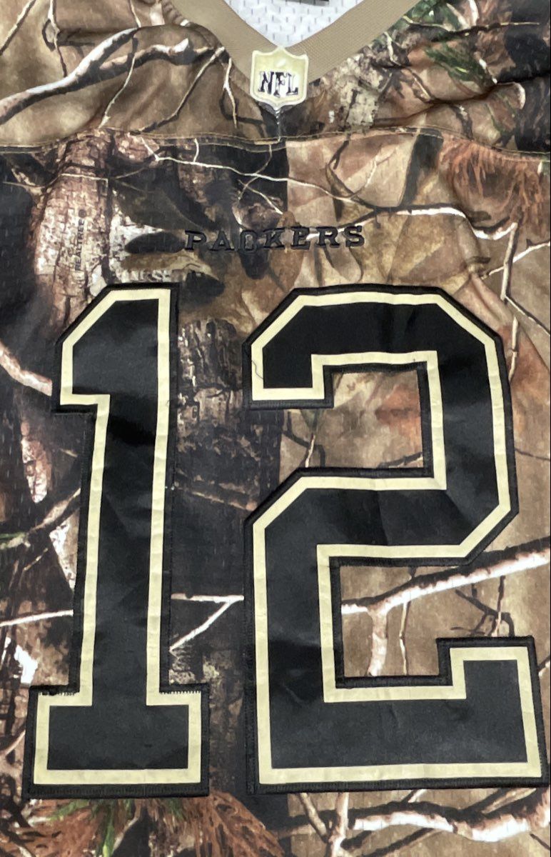 Nike Aaron Rodgers Green Bay Packers Realtree Camo Football Jersey Stitched 48
