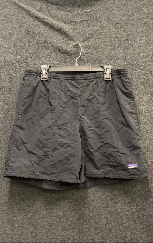 Patagonia Men's Black Baggies Nylon Mesh Lined Activewear Shorts Sz M