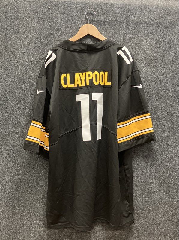 Nike NFL Pittsburgh Steelers Chase Claypool #11 On Field Jersey Black Sz XXL