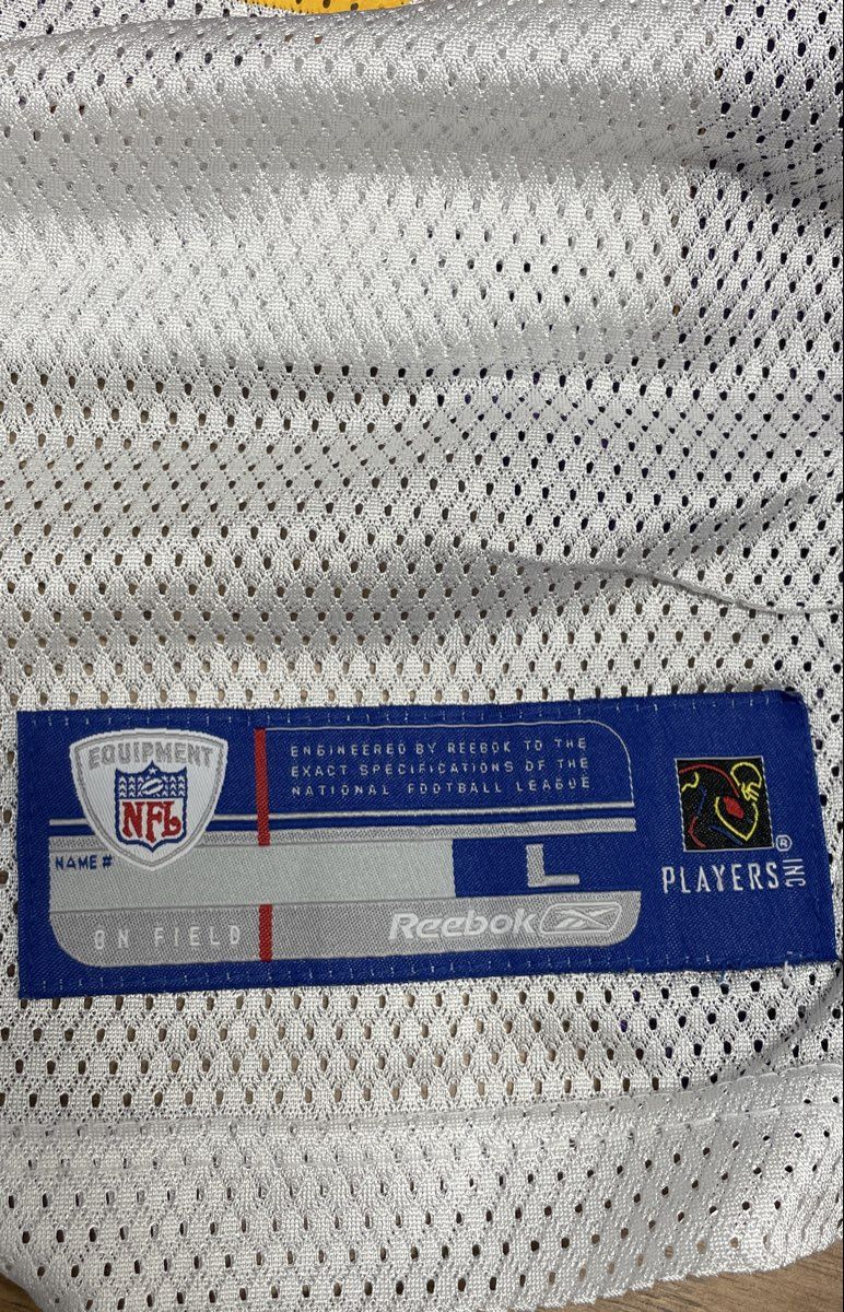 Reebok Men's Minnesota Vikings Chester Taylor #29 On Field Jersey White Sz L