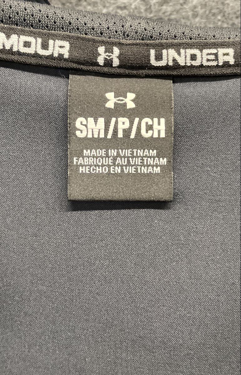 Under Armour Men's Black Full Zip Hooded Performance Woven Jacket Sz SM