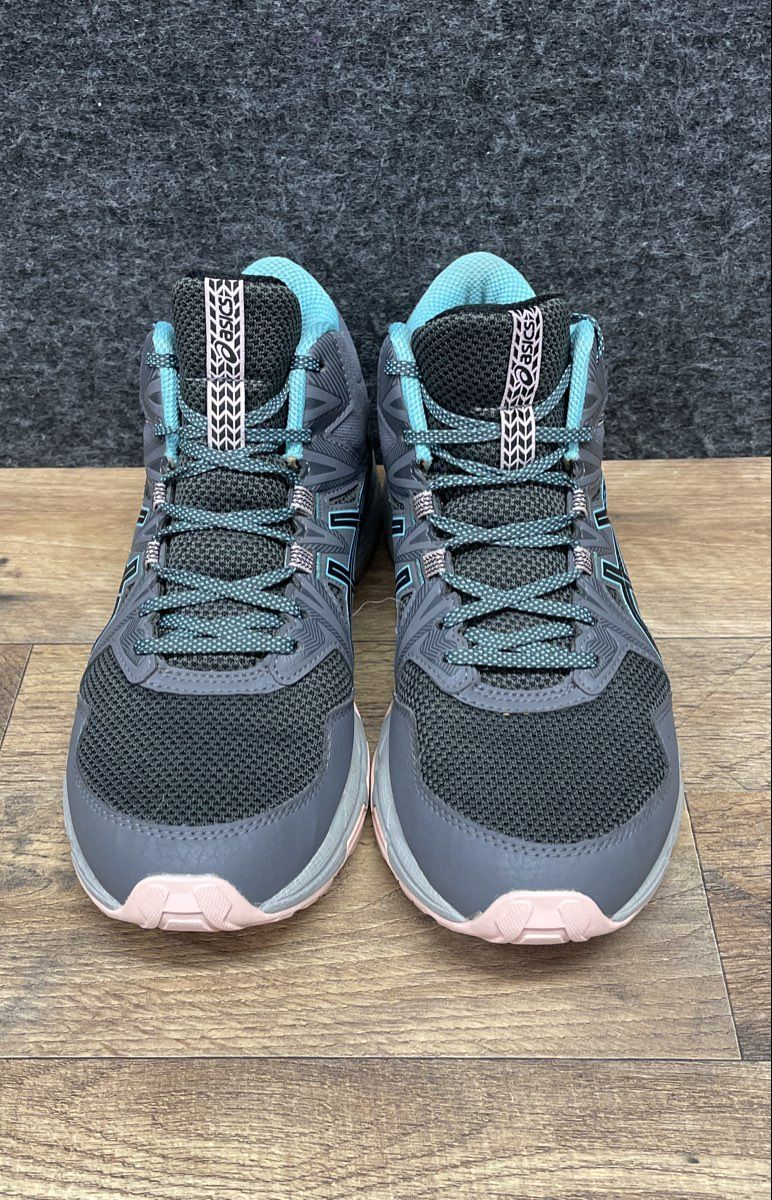 Asics Gel-Venture 8 MT Grey Teal Pink Women's Trail Running Boots Size 10
