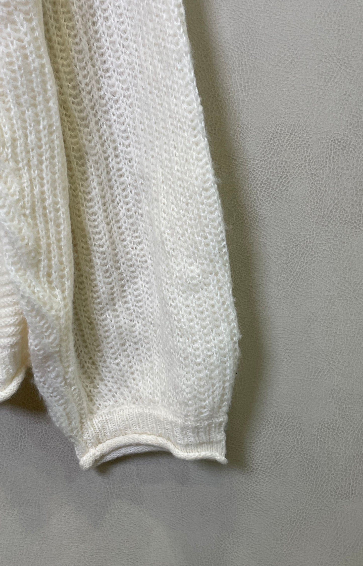 Michael Kors Women's Bone White Textured Knit Turtleneck Sweater Sz M NWT