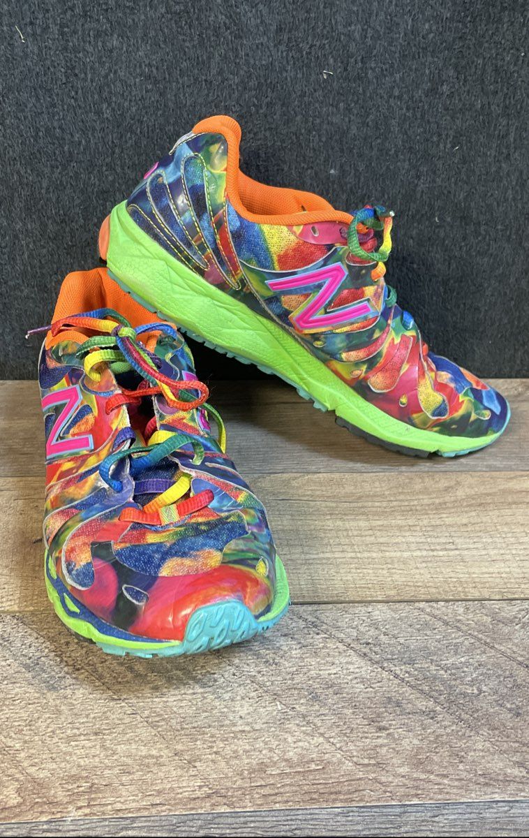New Balance 890v3 W890VS Rainbow Multicolor Running Shoes Women's Size 7