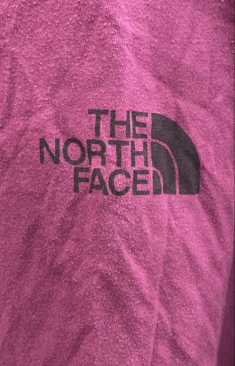 The North Face Men's Purple Circular Design Long Sleeve Logo T-Shirt Size L