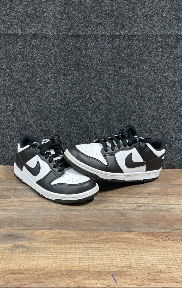Nike Dunk Low White Black Panda GS Sneakers CW1590-100 Size 6Y