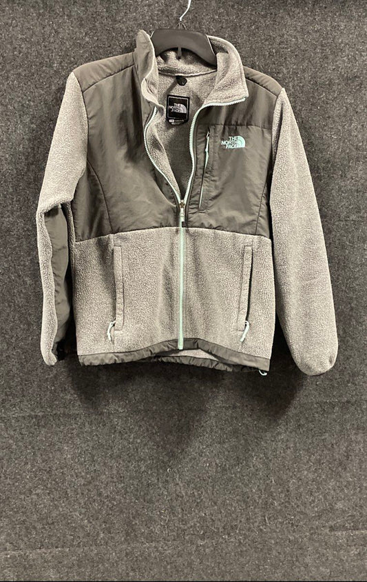 The North Face Women's Denali Fleece Jacket Gray Polartec Recycled Full Zip M