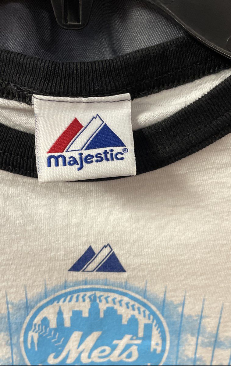 Majestic NY Mets Citi Field Inaugural Season 2009 Ringer T-Shirt Sz S