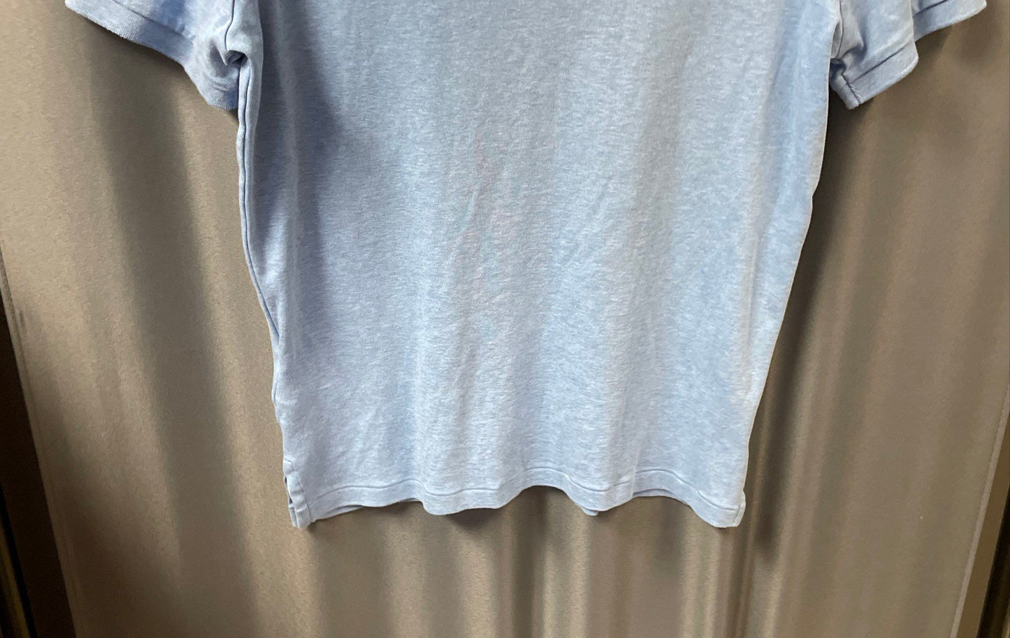 Polo Ralph Lauren Men's Light Blue Custom Slim Fit Polo Golf Shirt Size M