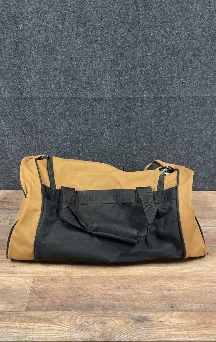 Carhartt Brown Black A194 Canvas Duffle Work Bag Travel Large