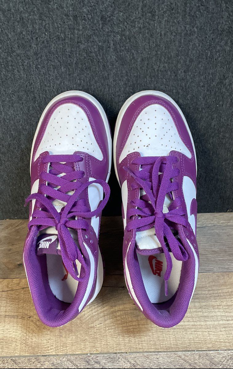 Nike Dunk Low GS Beyond Pink White Basketball Sneakers Size 5Y