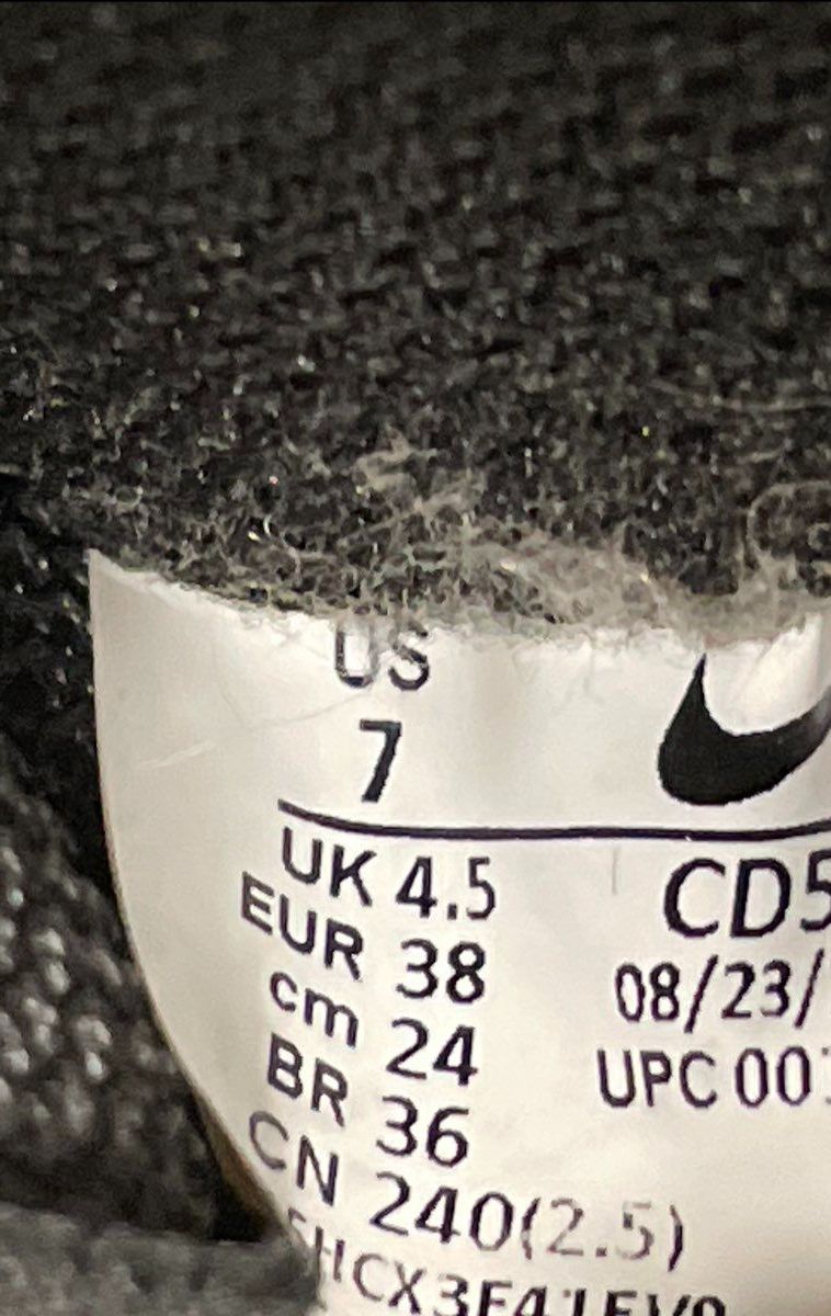 Nike Court Vision Mid Next Nature Black White Women's Sneakers Size 7