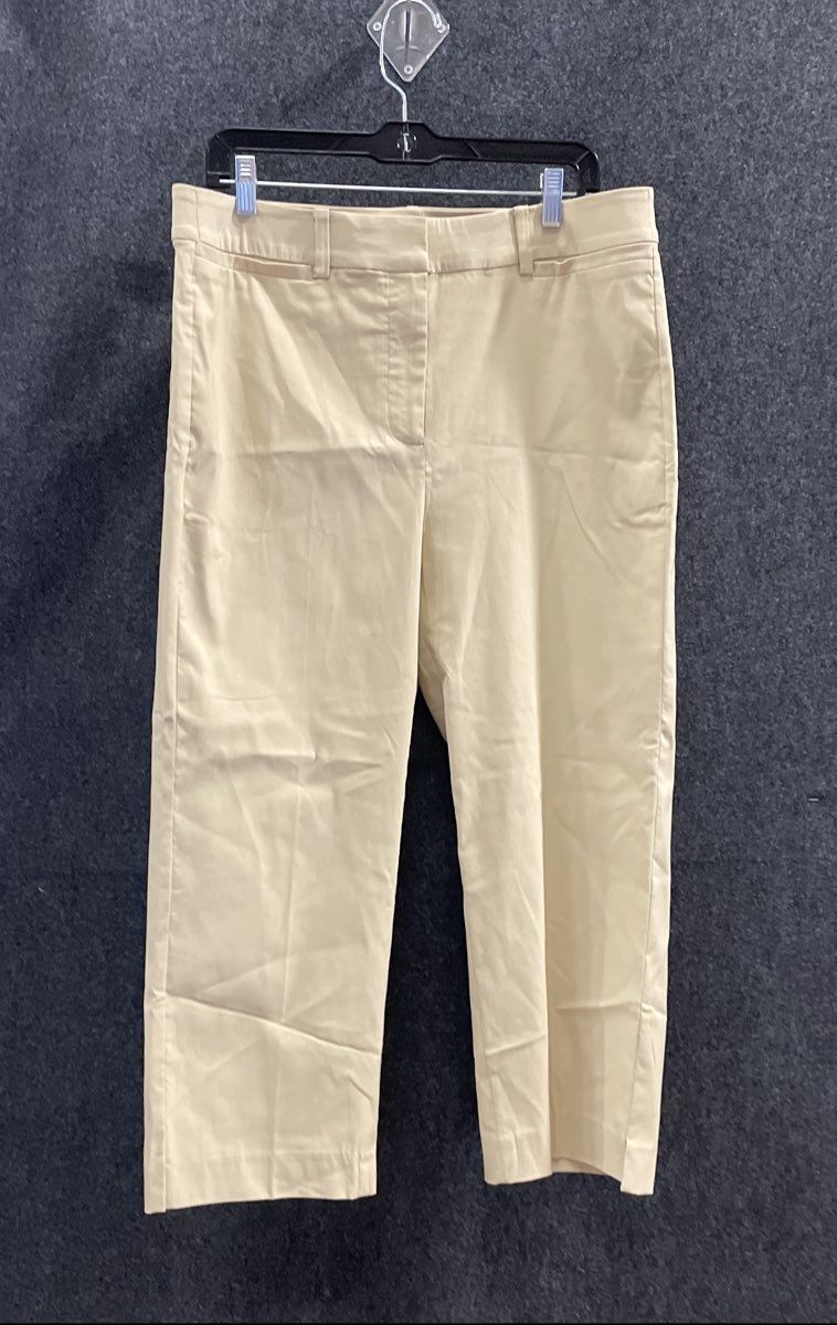 Lane Bryant Women's Khaki The Slim Capri Pants Size 16 NWT