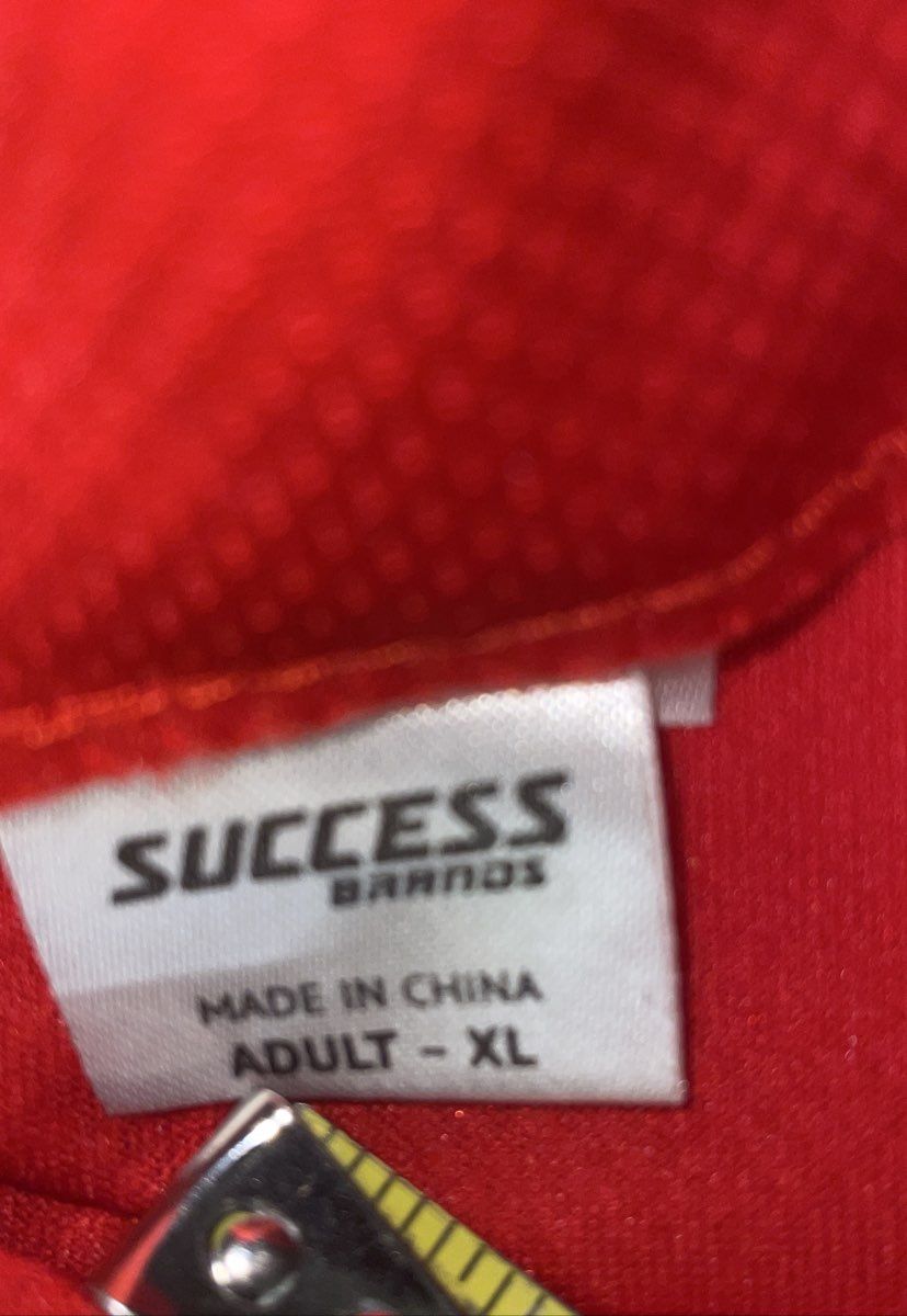 Success Brands Fredericksburg Nationals FredNats Jersey Red ZMONEY 24 Men's XL